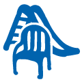 Symbol für sperrige Kunststoffabfälle